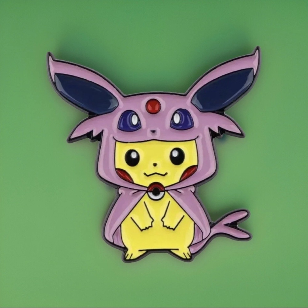 Pokemon Enamel Pins Poncho Pikachu x Eeveelution Eevee Evolution Set Of 9 - Picture 6 of 10